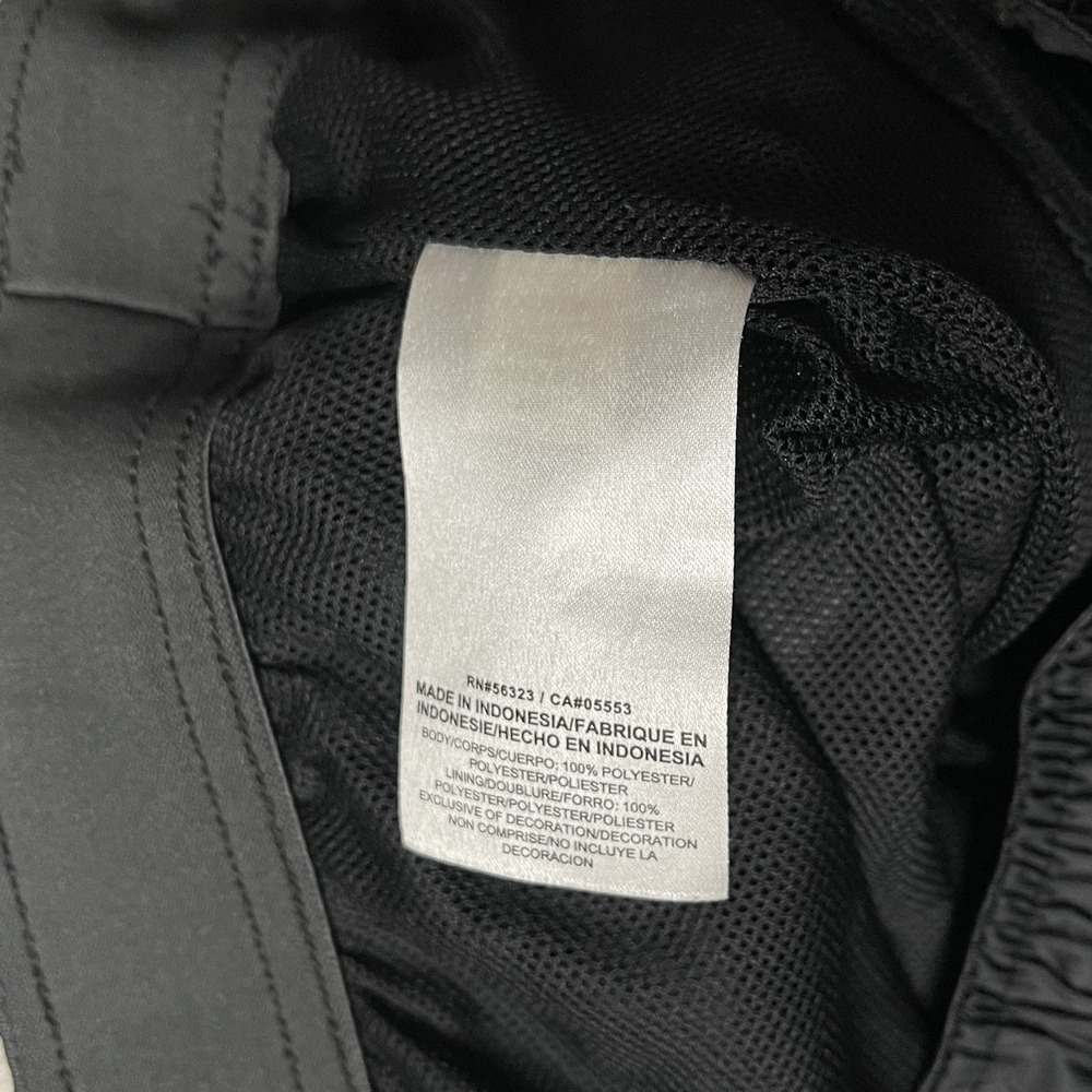 Nike Storm-Fit Track Pants Men's L Black Y2K Mesh Lined Zipper Cuffs Sweatpants - Picture 6 of 13